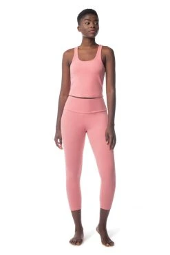 Synergy Organic Clothing Sale 7/8 Legging - Mauve 8 Synergy Organic Clothing Sale 7/8 Legging - Mauve