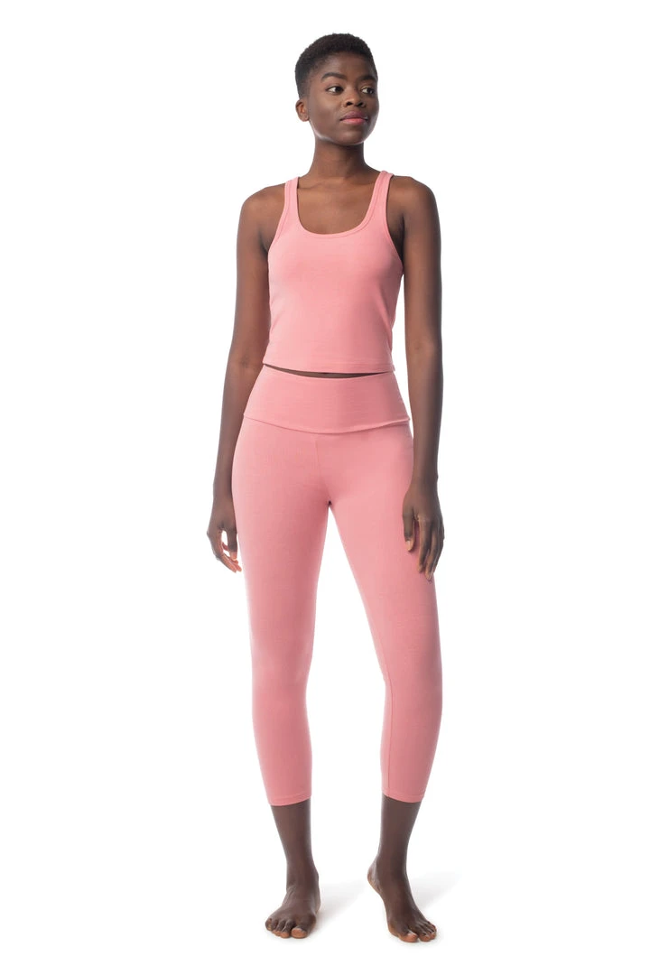 Synergy Organic Clothing Sale 7/8 Legging - Mauve 5 Synergy Organic Clothing Sale 7/8 Legging - Mauve