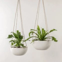 Convivial Minimal Stoneware Hanging Planter New Arrivals