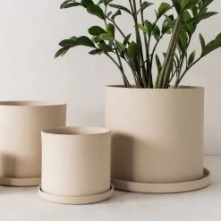 Convivial Minimal Stoneware Planter