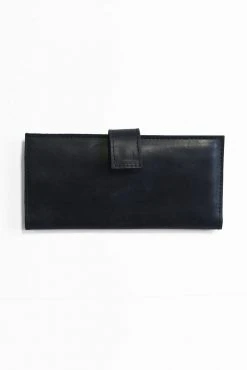Purse & Clutch Accessories Leather Wallet - Ink Black