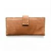 Purse & Clutch Leather Wallet - Caramel