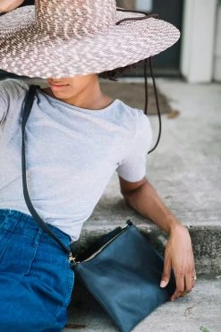 Purse & Clutch Leather Crossbody - Ink Black Best Sellers