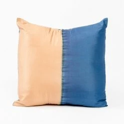 Studio Variously Aakar Silk Throw Pillow - Indigo Throw Pillows 9 Studio Variously Aakar Silk Throw Pillow - Indigo Throw Pillows