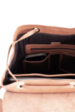 Abby Alley Adelaide Backpack - Chestnut