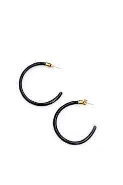Abby Alley Best Sellers Large Amber Horn Hoops 13 Abby Alley Best Sellers Large Amber Horn Hoops