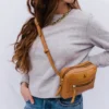 Abby Alley Handcrafted Brenda Belt Bag - Tan