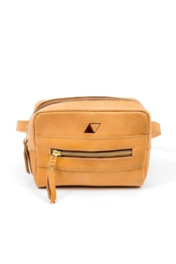 Abby Alley Handcrafted Brenda Belt Bag - Tan