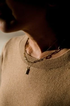 Abby Alley Cylinder Pendant Necklace