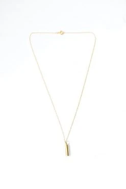 Abby Alley Cylinder Pendant Necklace
