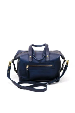 Abby Alley Handcrafted Ellen Handbag - Navy