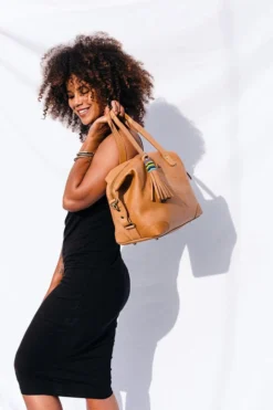 Abby Alley Ellen Handbag - Tan