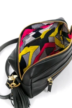 Abby Alley Essential Crossbody Bag - Black Handcrafted