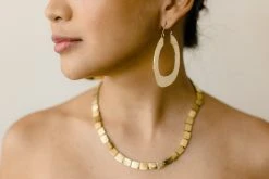 Abby Alley Flat Hoop Earrings