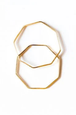 Abby Alley Jewelry Octagon Bangle Bracelet
