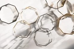 Abby Alley Octagon Hoop Earrings