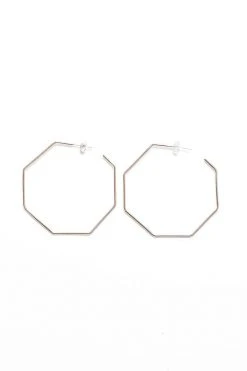 Abby Alley Octagon Hoop Earrings