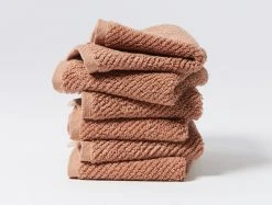 Coyuchi Air Weight Towels - Dusty Coral