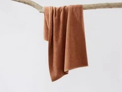 Coyuchi Air Weight Towels - Dusty Coral
