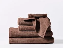 Coyuchi Home Goods Air Weight Towels - Redwood