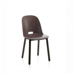 Emeco Alfi Recycled High Back Chair - Dark Ash
