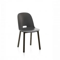 Emeco Alfi Recycled High Back Chair - Dark Ash