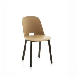 Emeco Alfi Recycled High Back Chair - Dark Ash