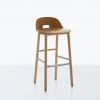 Emeco Alfi Recycled Low Back Barstool - Ash
