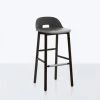 Emeco Alfi Recycled Low Back Barstool - Dark Ash Furniture 2 Emeco Alfi Recycled Low Back Barstool - Dark Ash Furniture