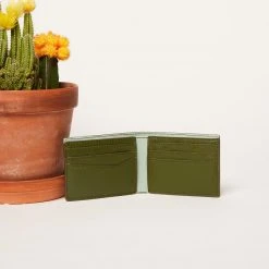 Allégorie Cactus Leather Bifold Wallet Accessories