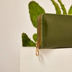 Allégorie Cactus Leather Long Wallet