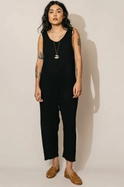 Altar Houseline Upcycled Jumpsuit - Black Best Sellers