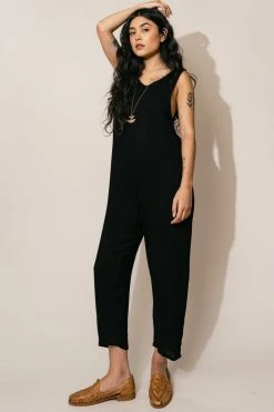 Altar Houseline Upcycled Jumpsuit - Black Best Sellers
