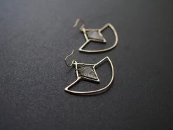 Iron Oxide Crystal Amulet Earrings Jewelry 15 Iron Oxide Crystal Amulet Earrings Jewelry