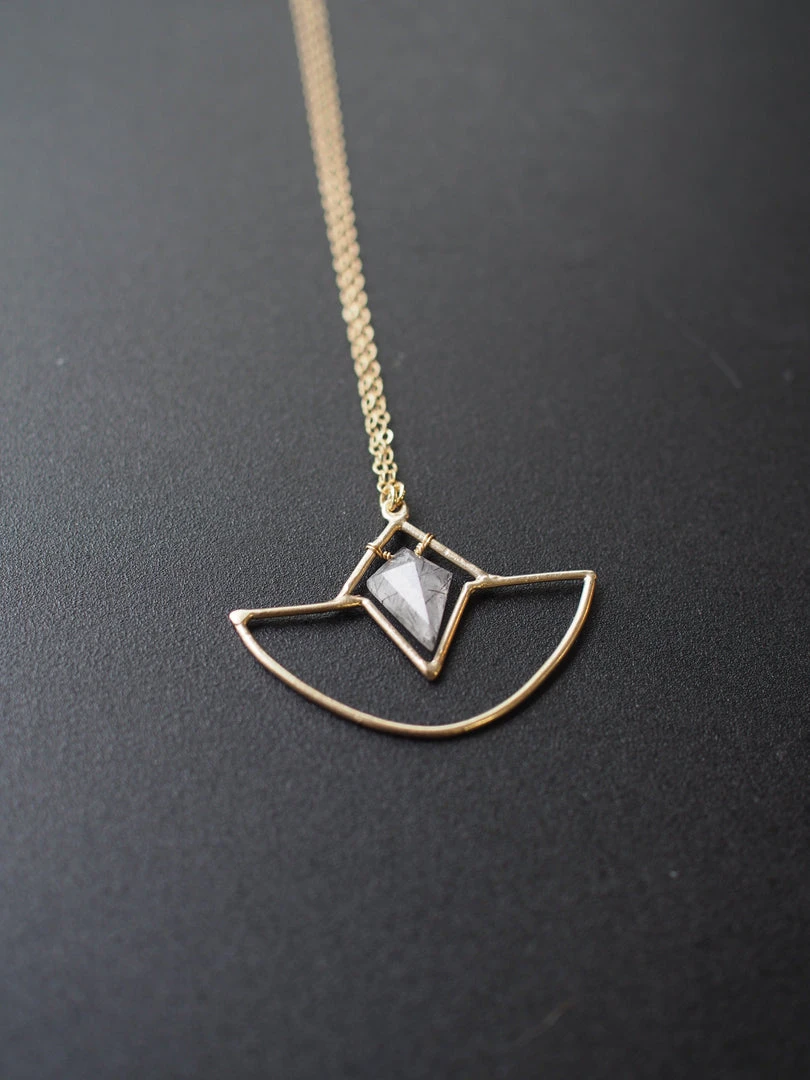 Iron Oxide Jewelry Crystal Amulet Necklace 5 Iron Oxide Jewelry Crystal Amulet Necklace