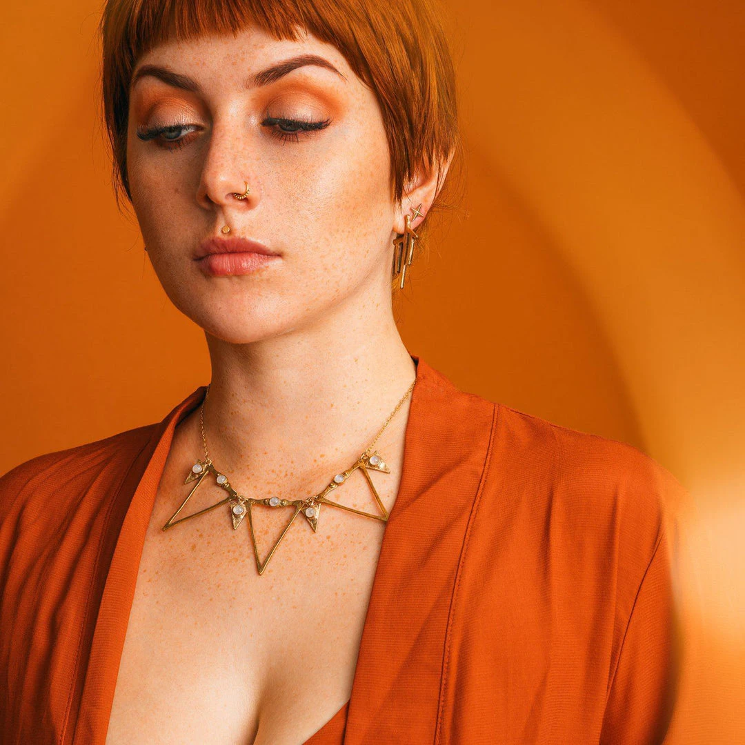 Iron Oxide Goddess Dart Collar Jewelry 5 Iron Oxide Goddess Dart Collar Jewelry