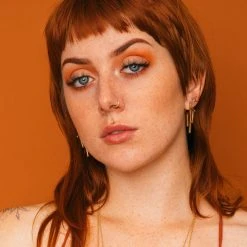 Iron Oxide Nazca Post Earrings Jewelry