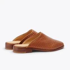 Nisolo Ama Woven Mule - Brown