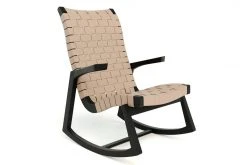 Masaya & Co. Amador Leather Rocking Chair