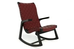 Masaya & Co. Amador Leather Rocking Chair