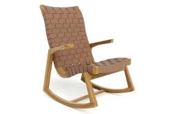 Masaya & Co. Amador Leather Rocking Chair