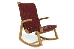 Masaya & Co. Amador Leather Rocking Chair
