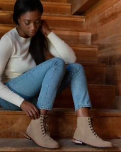 Nisolo Amalia All Weather Boot - Stone Sale