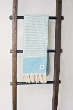 Amante Marketplace Magis Diamond Turkish Towel / Throw Blanket - Teal