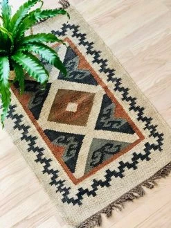 Amante Marketplace Kilim Jute Rug No. 2