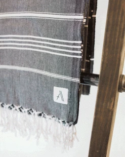 Amante Marketplace Teleios Turkish Towels - Black