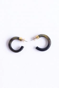 Abby Alley Jewelry Amber Hoops