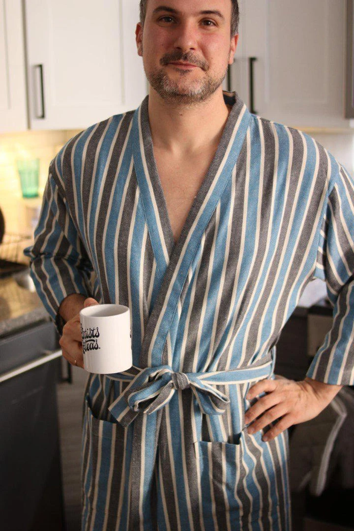 Anatolico River Unisex Turkish Robe Home Goods 3 Anatolico River Unisex Turkish Robe Home Goods