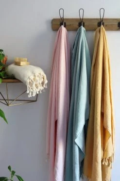 Anatolico Best Sellers Waffle Weave Turkish Towel - Pink