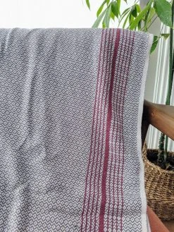 Anatolico Matia Turkish Blanket / Scarf - Gray